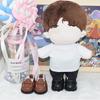 PU Leather Doll Clothes 10/20CM Mini Academic Style Shoes Doll Shoes  10/20cm Cotton Stuffed Doll
