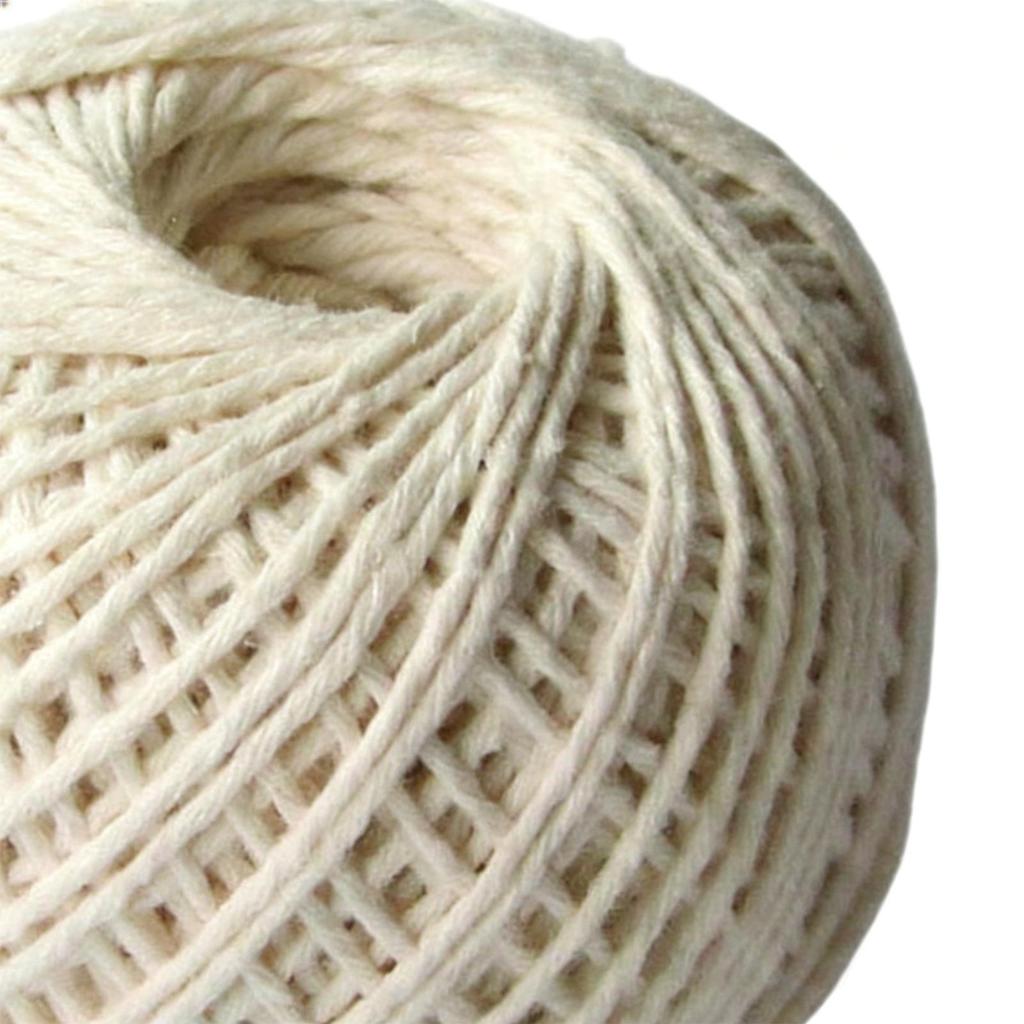 Cooking Twine Natural White Cotton Rope 85m Heavy Duty Strong Cotton Cooking Craft Meat Twine String For Meat Turkey Sausage