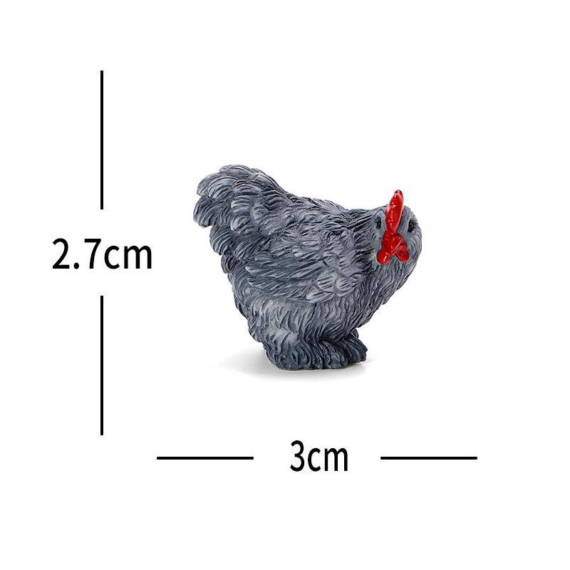 Милые 3D цыплята из смолы, мультяшные подвески, оптом, прочные украшения для DIY, поделок, брелоков, декора кукольных домиков, подарок для рукодельников
