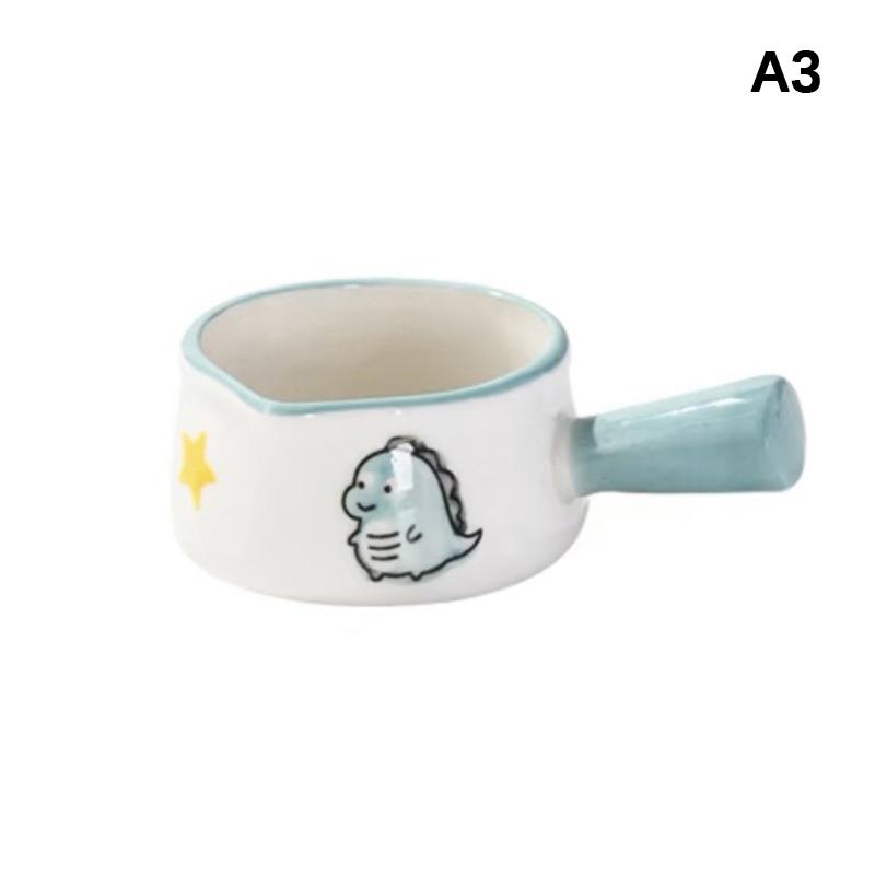 Мини керамическая чашка для молока, кувшин для сливок, многофункциональная тарелка для приправ, маленький кофейник, уксус, соус с ручкой