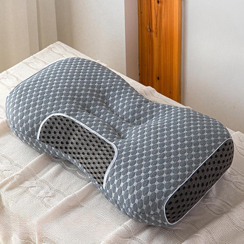 Вязаная подушка SAP Non-Clap, подушка Core, защита шейного позвонка для глубокого сна, для взрослых, студентов, для домашнего общежития, с одной перегородкой