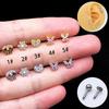 Unisex Fairy Zircon Studs: Ear, Nose, Tongue & Lip Piercing Jewelry