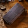 Handy Unique Pencil Pen Holder Top Grade Cowhide Zipper Closure Fashion Durable S Pen Organizer Fine Hand-Crafted DIY Pencil