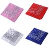 Stylish Paisley Square Bandana Head Wrap Unisex Hiphop Anti Sweat Neck Scarf