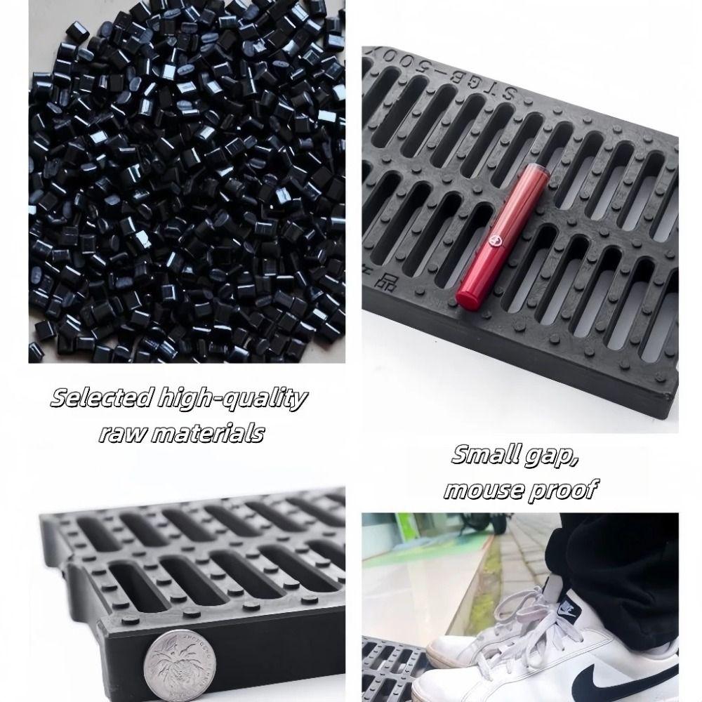 High Strength Garage Floor Drain Resin Plastic Grate Driveway New Sewage Ditch Drainage Outdoor