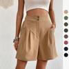 Summer Women Pants High-waisted Shorts Botton