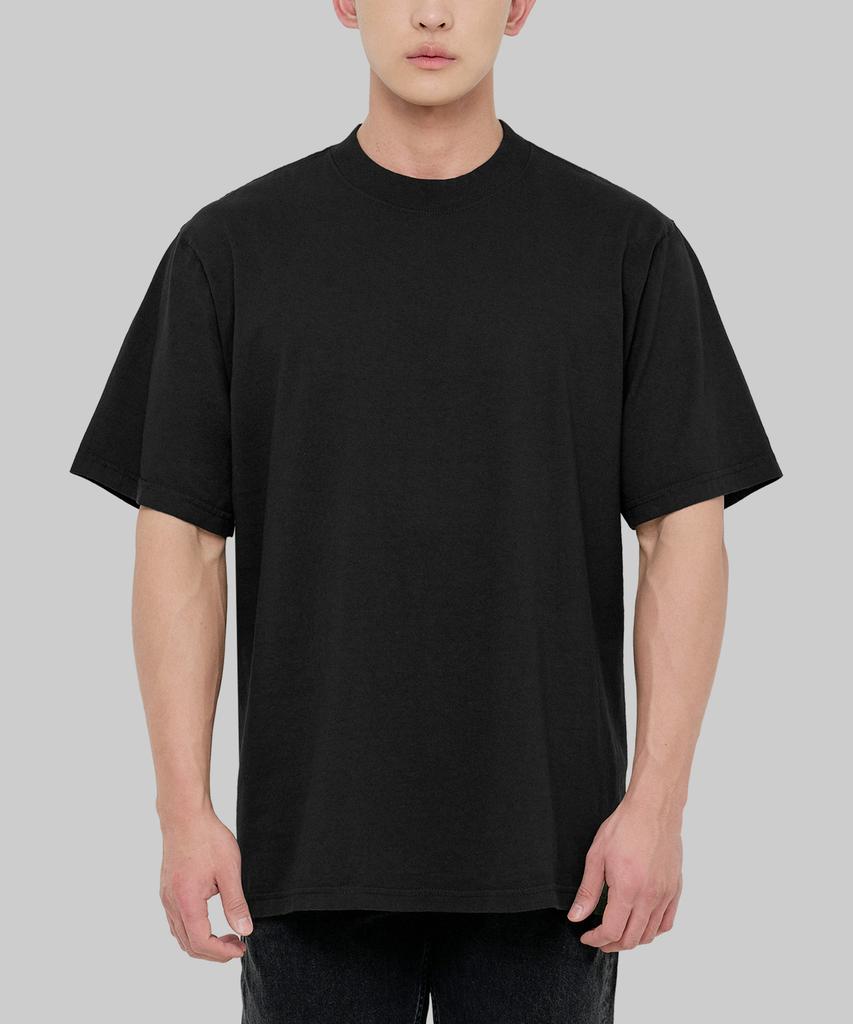 SHAKA WEAR [2Pack] 7.5Oz Garment-Dyed Oversized Plain Short Sleeve T-Shirt