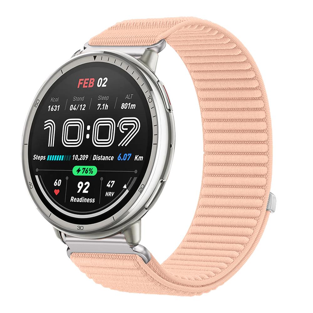 20 мм 22 мм Нейлоновый ремешок-петля для Amazfit Active 2 Ремешок для Amazfit Balance 2/Helio/Bip 6 5/GTR/GTS 4 3 Дышащий браслет