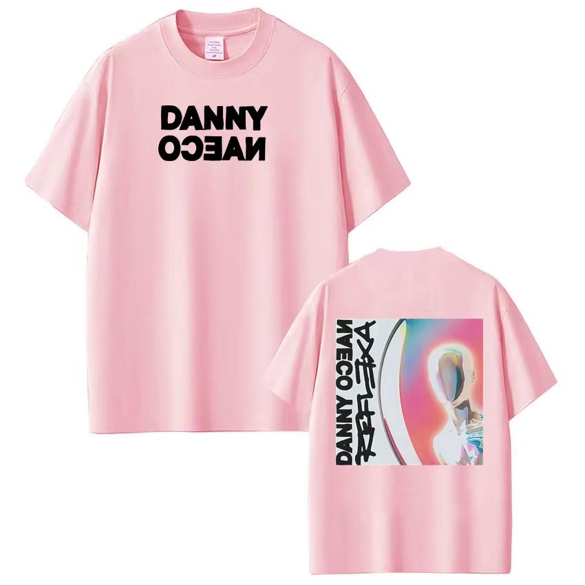 Rapper Danny Ocean Reflexa Tour 2025 Graphic T Shirt Mens Hip Hop Tshirt Casual Cotton Short Sleeve Aesthetics Tees Fan Gifts