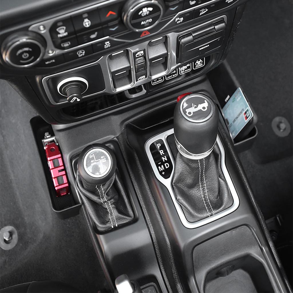 Ящик для хранения переключения передач для Jeep Wrangler JL Rubicon Sport Sahara Gladiator JT 2018-2022, салон автомобиля