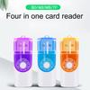 SD/MS/TF/M2 Four-in-one Card Reader High Speed Transmission Multifunctional Adapter Easy Storage Memory Card Reader for MS