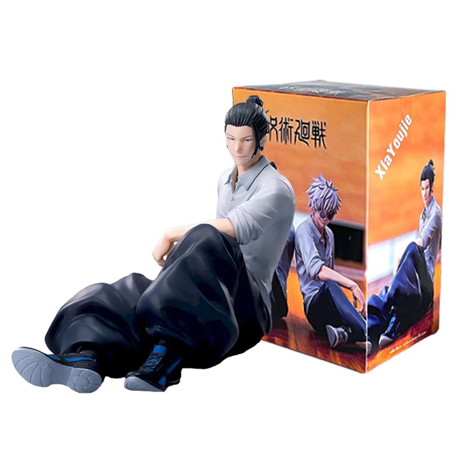 Аниме Фигурка Действия Jujutsu Kaisen 10 см Годжо Сатору и Гэто Сугуру Фигурка Действия ПВХ Кавайи Коллекционные Украшения Модель Игрушки Куклы
