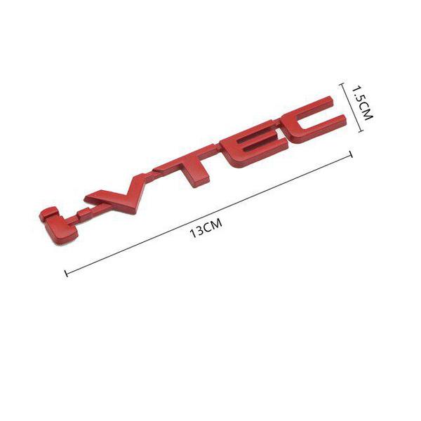 1PC Car 3D Metal i-VTEC VTEC Car Rear Trunk Body Emblem Badge Stickers For CRV City Civic Hornet City Accord Insight Odyssey