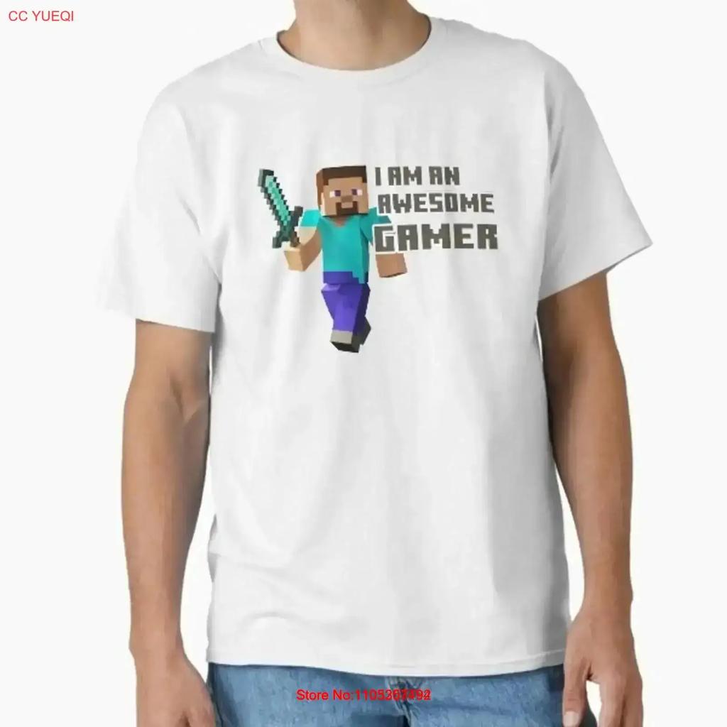 I Am An Awesome Gamer Classic T Shirt Made In Us Aus Size S 2xl Vintage Streetwear Stylish Graphic Stretched Breathable