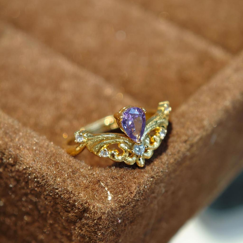 Винтажное матовое кольцо класса люкс рубиново-пурпурного цвета с бриллиантами и эмалью, кольцо на указательный палец, для ношения в несколько рядов, ветер, премиальные универсальные аксессуары