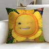 popular cartoon Nailong Cushion Cover Soft & Easy-Wash Pillow Case – Versatile for Couch, Bed, Travel and Office
