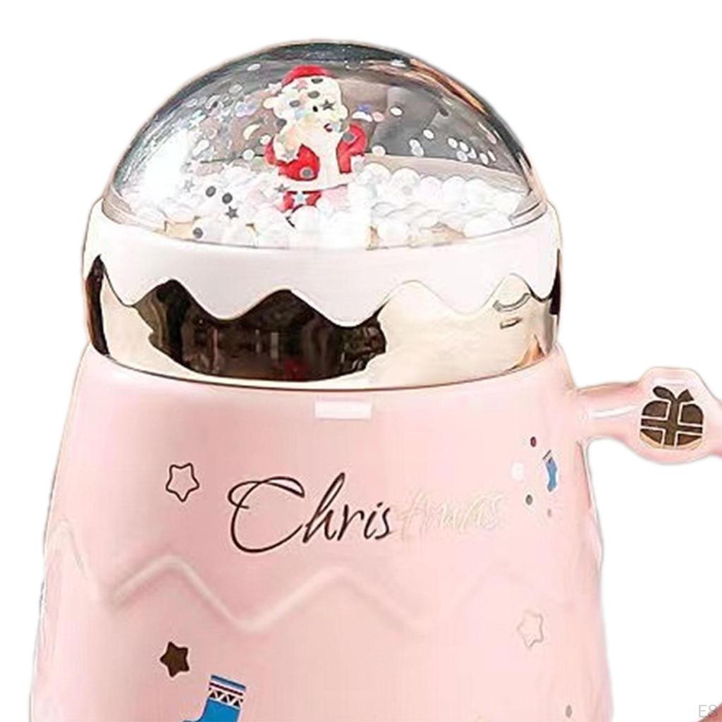 Керамическая рождественская кружка для питья напитков, рождественское утро, чашка, зимняя посуда