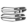 4pcs Set Window Switch Panel Cover Trim Decorative Sticker for MG ZS 2017‑2018 Carbon Fiber
