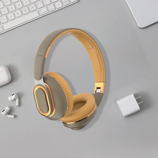 Стильная Bluetooth-совместимая гарнитура, складные игровые наушники с высоким качеством звука