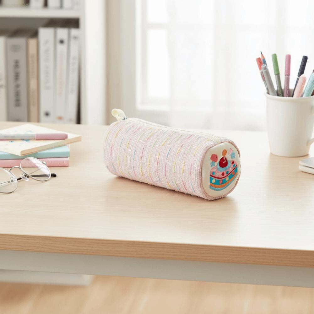 Soft Material Pencil Bag Floral Pattern Pencil Case Creative Pattern Pen Pouch  School Stationery