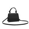 Street Fashion Small Square Bag With Car Stitching Trendy Pu Material Shoulder Bag