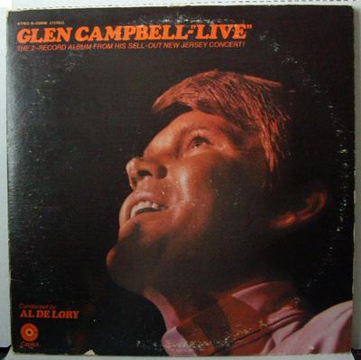 LP Пластинка ГЛЕН КЭМПБЕЛЛ Живой STBO80268 CAPITOL 1969 США Поп Б/У