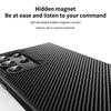 Подходит для чехла для мобильного телефона Samsung S25ULTRA S24PLUS Встроенный магнитный узор из углеродного волокна ТПУ Противоударный защитный чехол