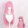 Anime Bocchi The Rock Hitori Gotoh Cosplay Wig Straight Pink Wig Cosplay Wigs Heat Resistant Synthetic Wigs