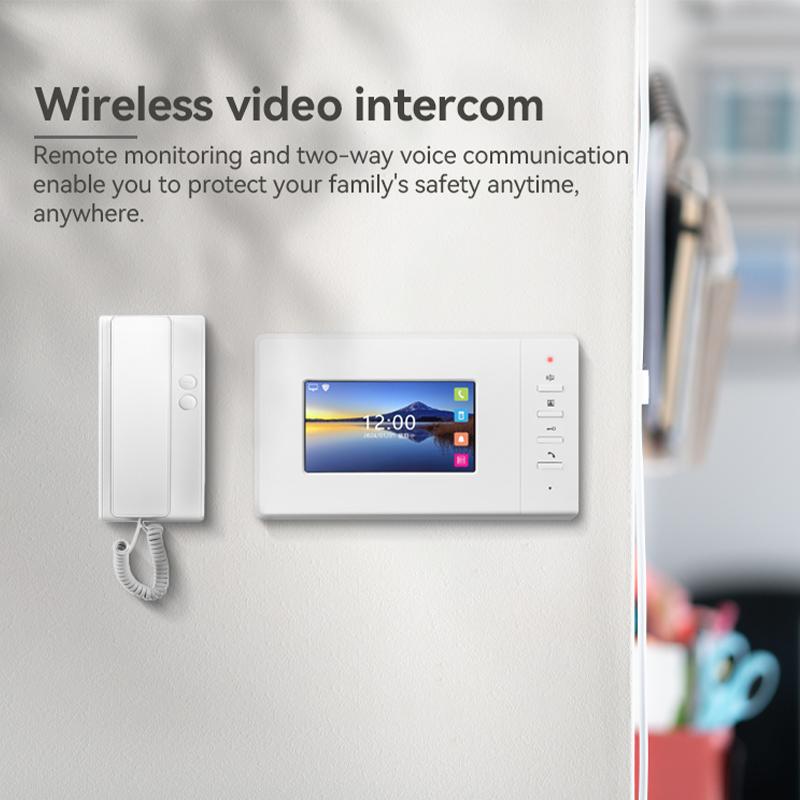 TuoAn Tuya 4,3-дюймовый TFT-монитор и IP-аудиодомофон до 10 дополнительных устройств в каждой комнате для виллы