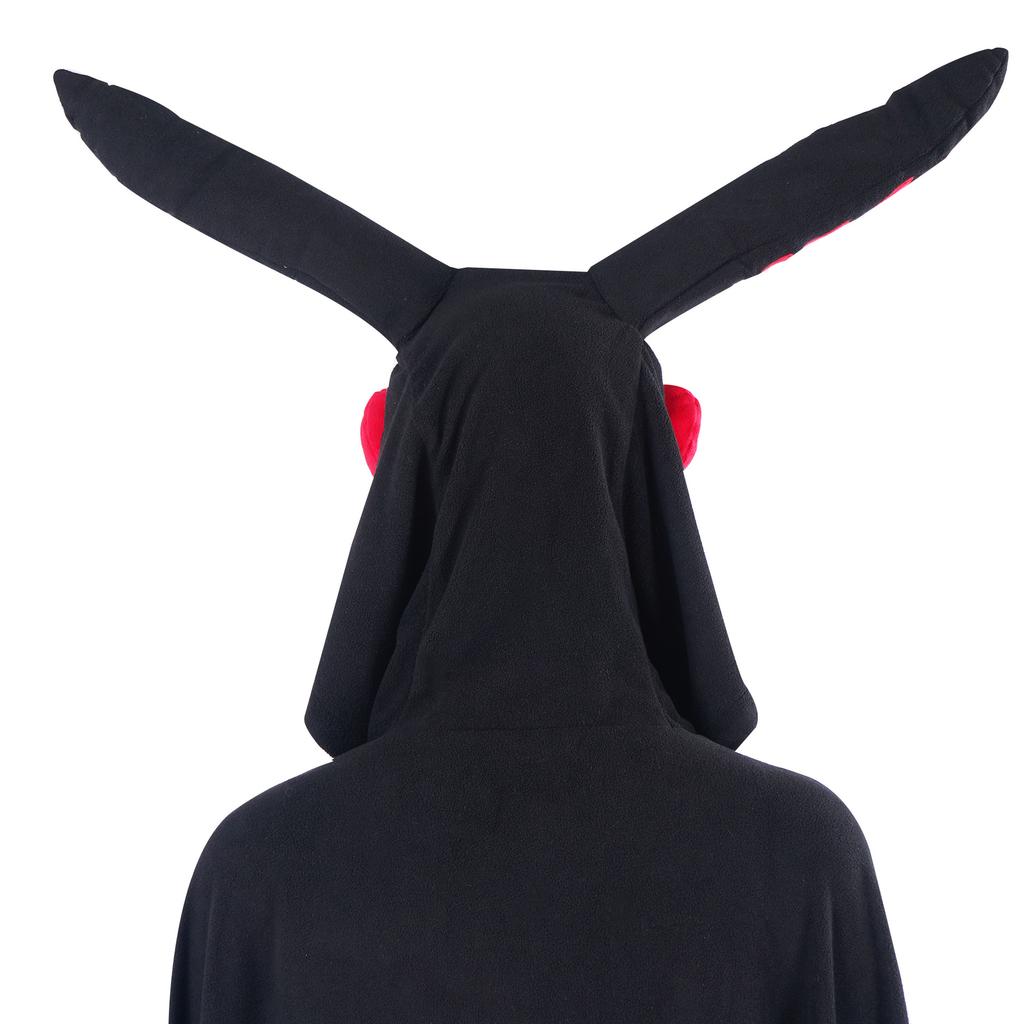 Аниме Костюм Плащ Черный Человек-Мотылек Ужасный Мотылек Мультяшный Плащ Костюмы для Хэллоуина Наряды для Вечеринки для Взрослых