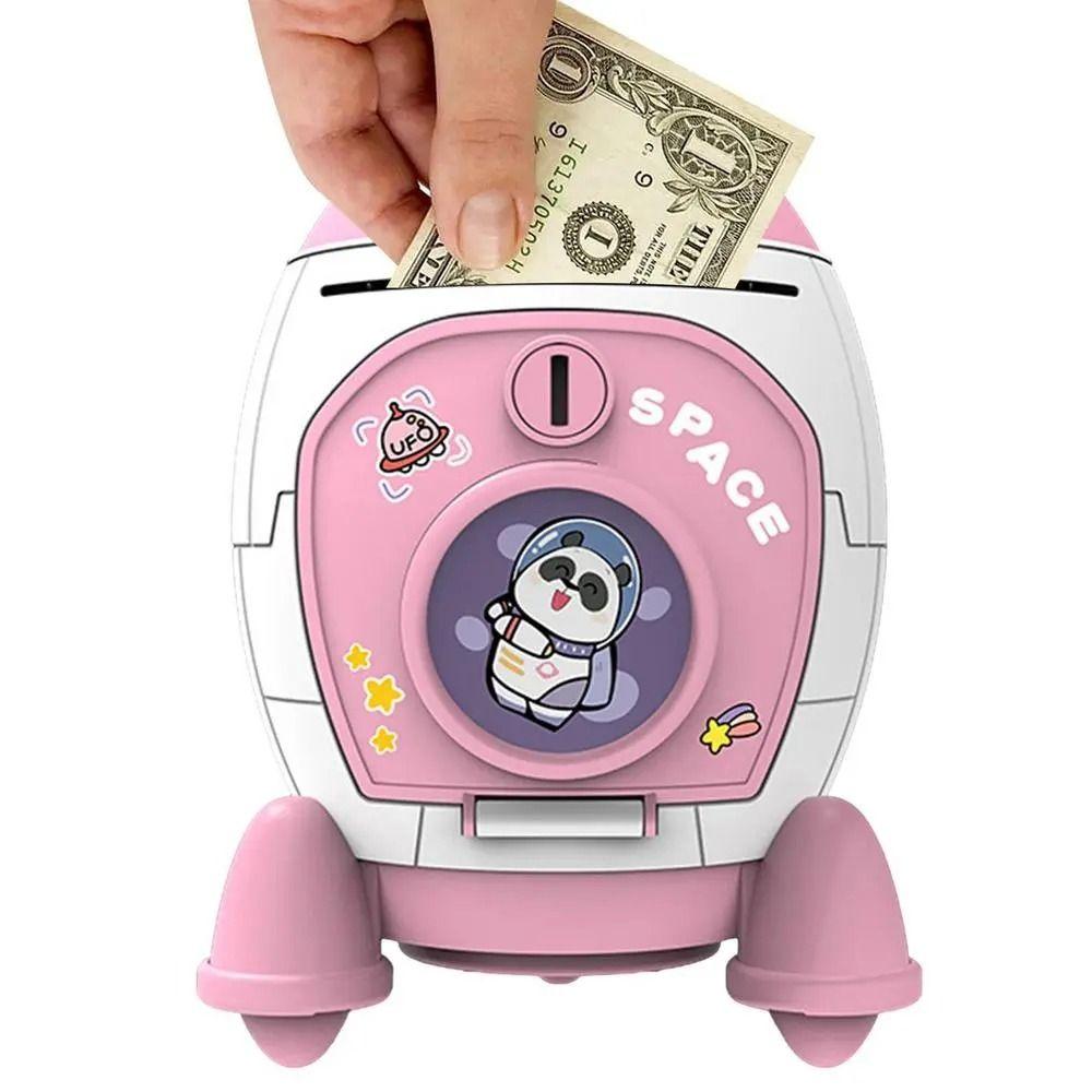 Password Lock Electronic Bank Safe Box Fingerprint Children Money Boxes For Coins Cash