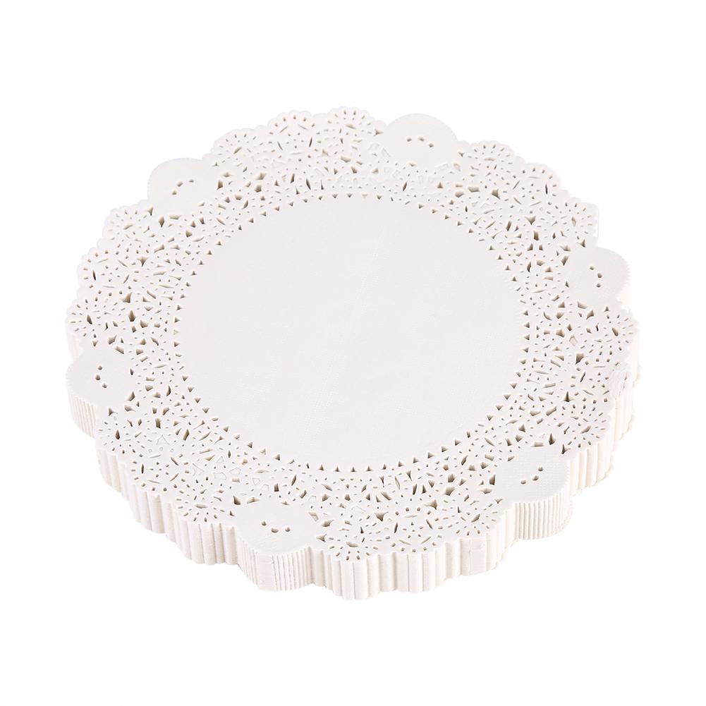 180шт полые декоративные бумажные салфетки коврик для торта ремесла украшение свадебной вечеринки