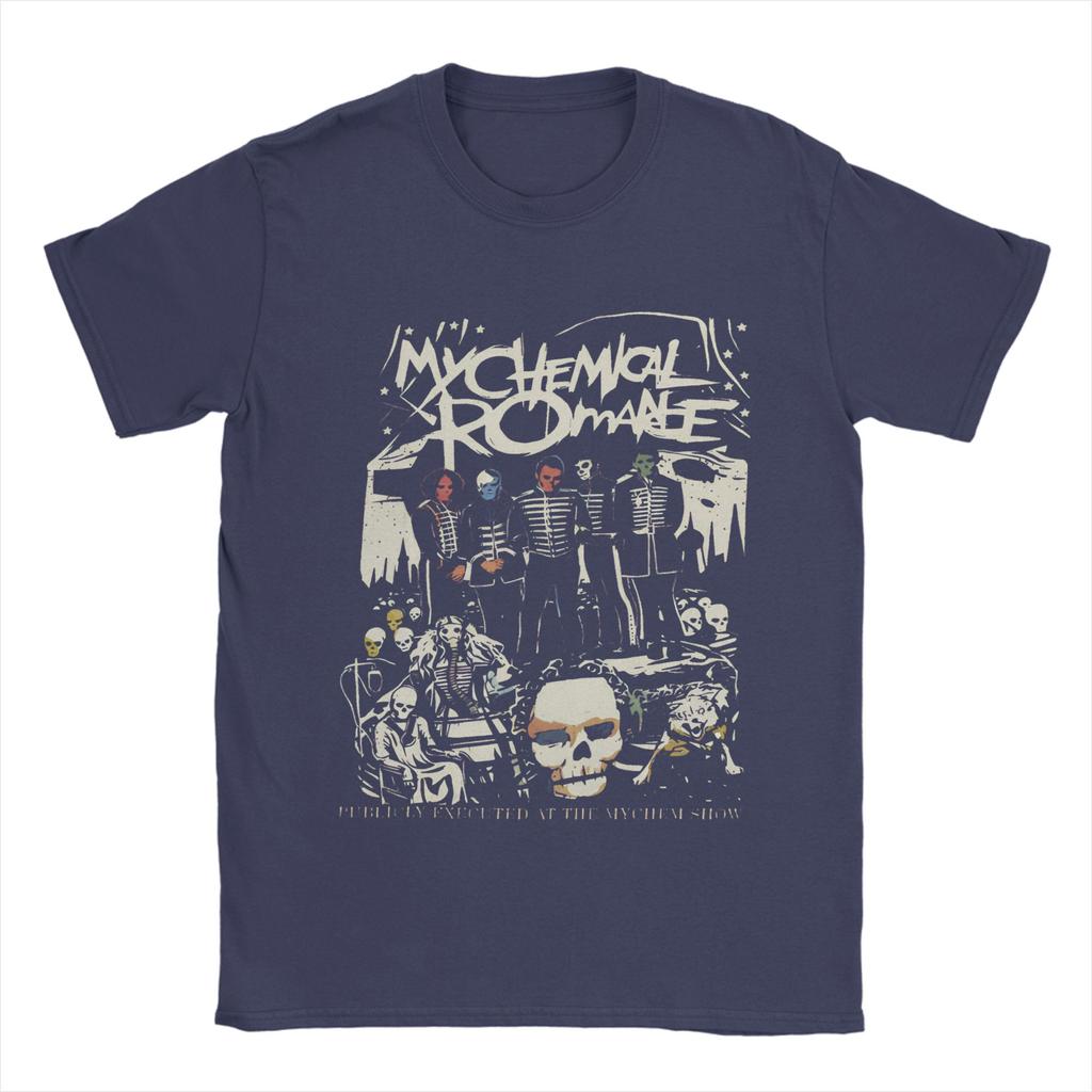 My Chemical Romances T-Shirt Men Vintage Cotton Tee Shirt O Neck Short Sleeve T Shirts Gift Idea Tops
