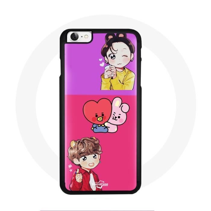 Coque pour Iphone 6 BTS BT21 Cooky Et Tata Bangtan V Et Jungkook Fanart
