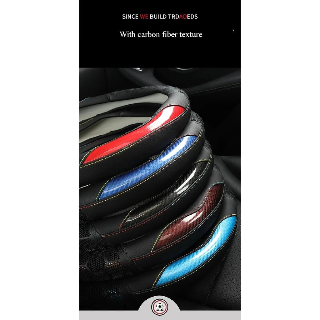 Anti Slip Silicone Steering Wheel Covers 38cm Universal Car Steering Wheel Cover Steering Wheel Decoration Non Slip Handle Cover