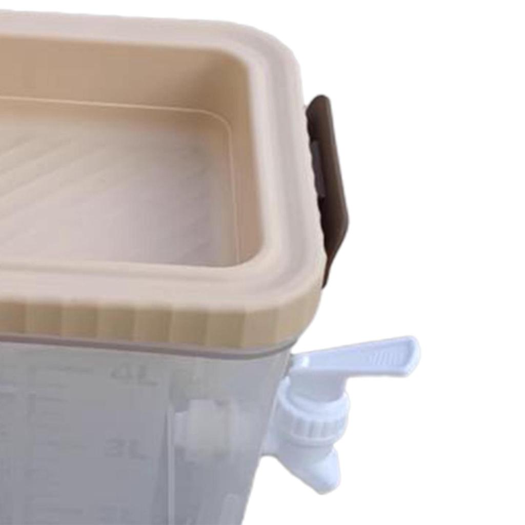 4L Cold Beverage Dispenser with Spigot, Juice Container for Home and Outdoor Use
