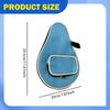 Pingpong Paddle Case Bag Carrier Multifunctional Gourd Shape Protector Pouch Table Tennis Racket