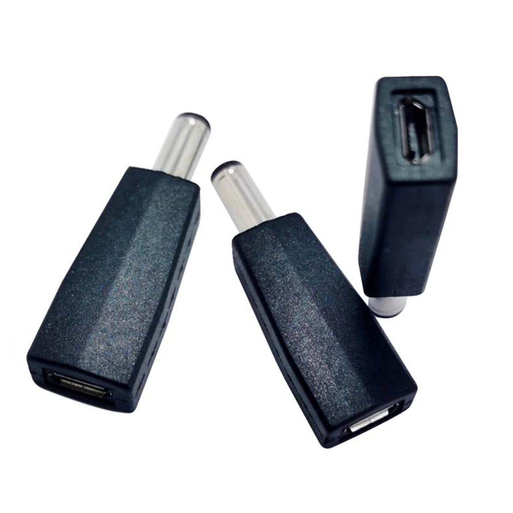 High-Quality DC5521 Male To Micro USB 5pin Female Plastic Adapter Connector 5v2A Power Extension Adapters Accessories
