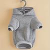 Sweatshirt pet dog dog cat hooded sweatshirt with fleece comfortable and warm print pattern cute and simple