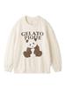 Gelato Pique Panda JQD Pullover PWNT251094 OWHT Free Size Women's