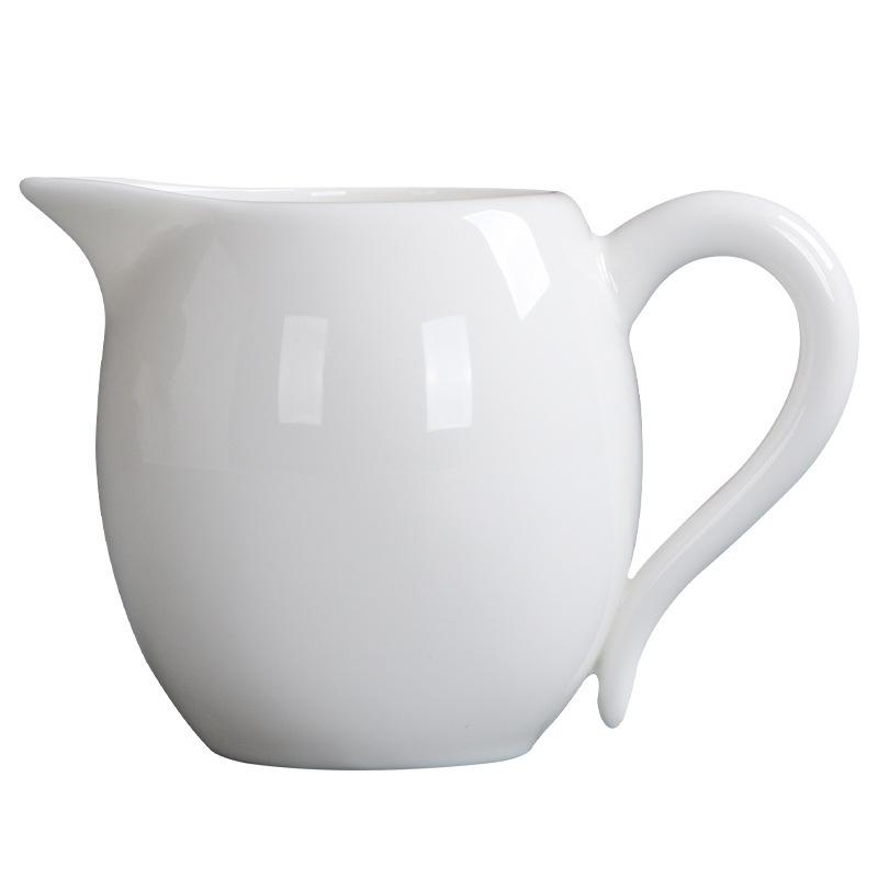 Suet jade porcelain fair cup kung fu tea set accessories tea sea household tea dispenser company event gifts
