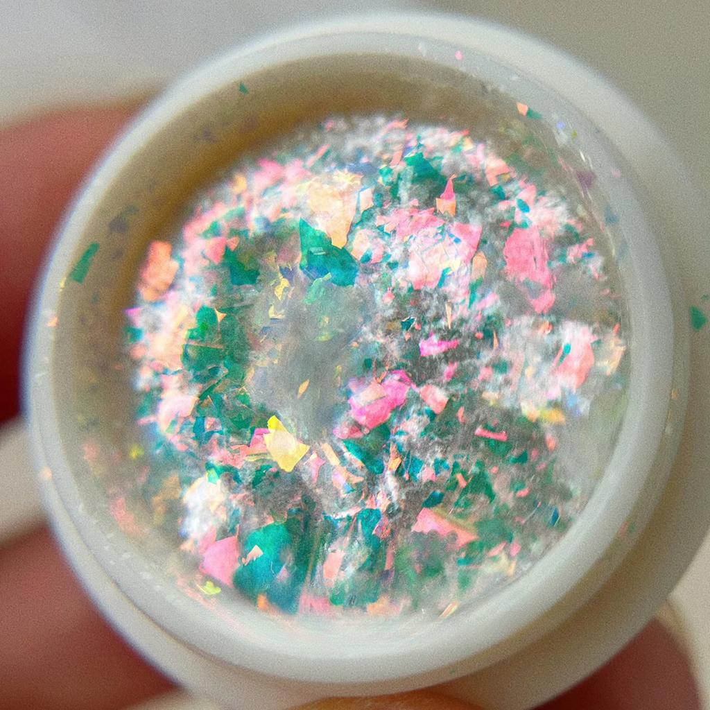 1Jar Aurora Nail Art Glitter Powder Utra-Thin Irregular Mermaid Sequins Holographic Sparkly Manicure Cloud Brocade Flakes