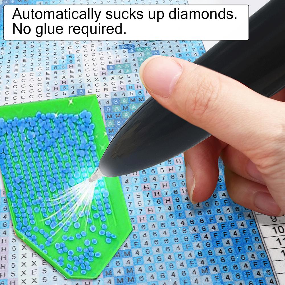 Vacuum Diamond Art Pen Cordless Diamond Art Painting Pen Diamond Art Accessories for Adults Gift for Dimond Art Fans