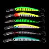 HENGJIA 1pc Minnow Fishing Lure Lifelike Pike Lure Wobbler Hard Bait with 3D Eyes Fishing Tackle