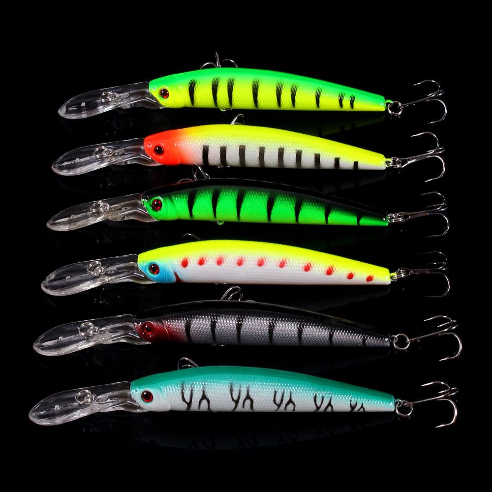 HENGJIA 1 шт., приманка для рыбалки на гольяна, реалистичная приманка для щуки, воблер, жесткая приманка с 3D-глазами, рыболовные снасти