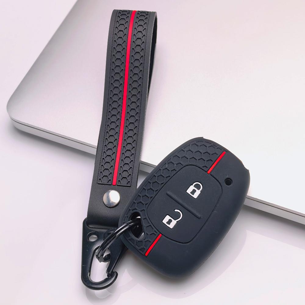 Чехол для брелока для Renault Clio Kangoo Modus Twingo Master Sandero Logan Duster с брелоком, поверхность устойчивая к царапинам, ударопрочная конструкция