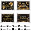 Happy Birthday Backdrop Banner Background Cloth Props Party Decorate