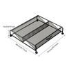 under Bed Shoe Storage Organizer Simple Rolling Space Saving with Wheels for Apartment Metal