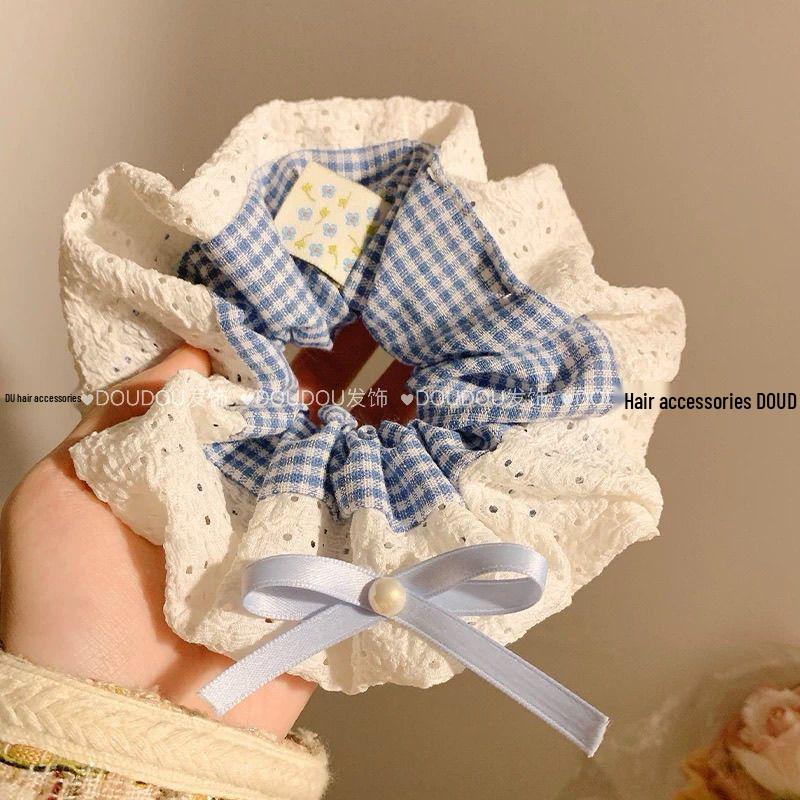 French-Korean Double-Layer Ballet Lace Extra Large Hair Scrunchie