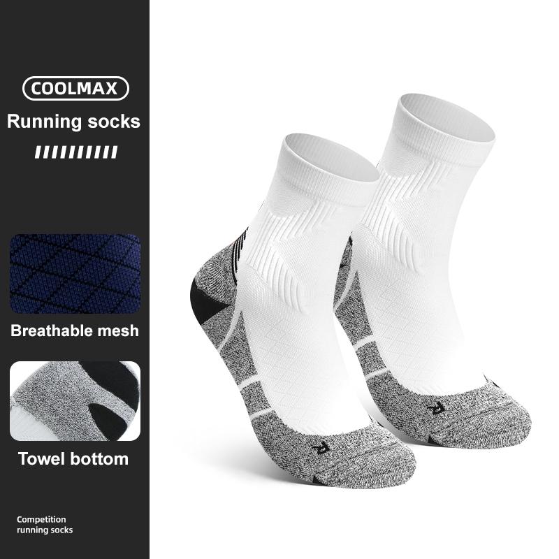WRELS Coolmax Носки Мужские Женские Спортивные Для Пешего Туризма Велоспорта Бега Тканевые Амортизирующие Носки Дышащие Влагоотводящие Носки для Активного Отдыха